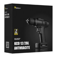 Дрель-шуруповерт Kolner KCD 12/2BL Anthracite (с 1-им АКБ, оснастка, кейс) - Превью изображения №8 — Интернет-магазин Time-Shop