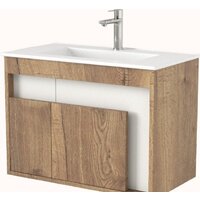 Дабер Тумба под умывальник 016 WeltWasser Deilbach 7517-70 Т16.7W.0.21 (дуб галифакс/белый)