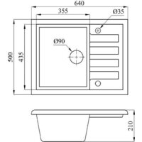 Кухонная мойка AV Engineering Best AV650500BBKA (черный) - Превью изображения №6 — Интернет-магазин Time-Shop