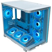Корпус XASTRA QR600 7ARGB C10-UC (белый) - Превью изображения №2 — Интернет-магазин Time-Shop