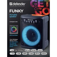 Беспроводная колонка Defender Funky - Превью изображения №9 — Интернет-магазин Time-Shop