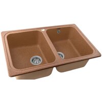 Кухонная мойка Gerhans C02 (терракотовый) - Превью изображения №3 — Интернет-магазин Time-Shop