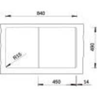 Кухонная мойка Blanco Zenar 45 S 527178 (правая, мягкий белый) - Превью изображения №4 — Интернет-магазин Time-Shop