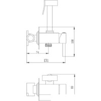 Смеситель Haiba HB5512 (хром) - Превью изображения №2 — Интернет-магазин Time-Shop