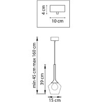 Подвесная люстра Lightstar Vetro 801201 - Превью изображения №6 — Интернет-магазин Time-Shop