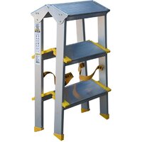 Лестница-стремянка Алюмет ASD 5203 (2х3 ступеней) - Превью изображения №3 — Интернет-магазин Time-Shop