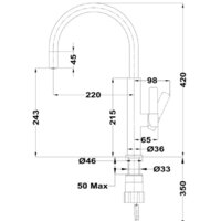 Смеситель TEKA Maestro 116030046 - Превью изображения №3 — Интернет-магазин Time-Shop