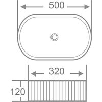 Умывальник Roxen Royal Oval M 570170-M - Превью изображения №7 — Интернет-магазин Time-Shop
