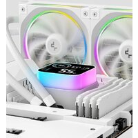 Система жидкостного охлаждения для процессора DeepCool LQ360 Ultra ARGB WH R-LQ360-WHASMC-G-1 - Превью изображения №9 — Интернет-магазин Time-Shop