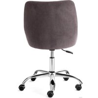 Офисное кресло TetChair Swan (флок, серый) - Превью изображения №4 — Интернет-магазин Time-Shop