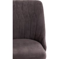 Офисное кресло TetChair Swan (флок, серый) - Превью изображения №6 — Интернет-магазин Time-Shop