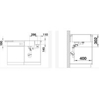Кухонная мойка Blanco Axia III 6 S 527226 - Превью изображения №3 — Интернет-магазин Time-Shop