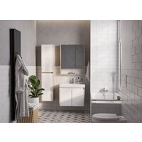  Акватон Тумба с умывальником Сканди Doors 70 1A2789K0SDB20 (белый/дуб верона) - Превью изображения №8 — Интернет-магазин Time-Shop