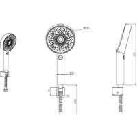 Душевой гарнитур  Aquatek AQ2030CR - Превью изображения №2 — Интернет-магазин Time-Shop