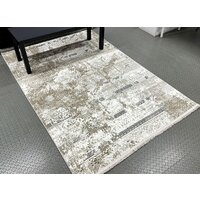 Ковер для жилой комнаты Radjab Carpet Валенсия Прямоугольник 10529RK 1.2x1.8 (cream/vizon) - Превью изображения №2 — Интернет-магазин Time-Shop