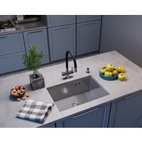 Кухонная мойка Emar EMB-123 PVD Nano Satine - Превью изображения №2 — Интернет-магазин Time-Shop