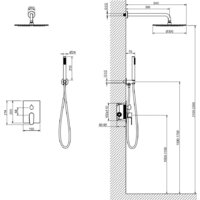 Душевая система  Aquatek Оберон AQ1272CR - Превью изображения №6 — Интернет-магазин Time-Shop