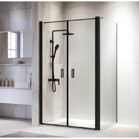 RGW PA-144B (PA-104B+Z-050-2B+O-104B) 060814487-014 80x70 (черный/прозрачное стекло)