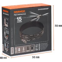 Шланг для прочистки труб Daewoo Power DAWH 15 - Превью изображения №5 — Интернет-магазин Time-Shop