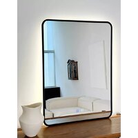 Зеркало с подсветкой  EMZE 60x80 LED.UV.SMART.60.80.CHE.AF.4K (черный с УФ-окантовкой и подсветкой) - Превью изображения №10 — Интернет-магазин Time-Shop