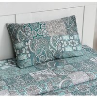 1.5-спальный комплект постельного белья Экономь и Я Blue Mosaic 9627250 - Превью изображения №2 — Интернет-магазин Time-Shop