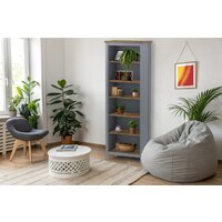 Стеллаж Mio Tesoro Сага 70 2.08.07.110.15 (серый/ясень) - Превью изображения №3 — Интернет-магазин Time-Shop