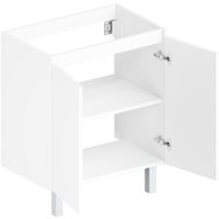  ЗОВ Тумба под умывальник Монови 80 M80LW0LWS (напольная/белый) - Превью изображения №2 — Интернет-магазин Time-Shop