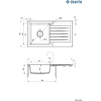 Кухонная мойка Deante ZQZ_G113 - Превью изображения №2 — Интернет-магазин Time-Shop