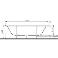 Ванна Vitra Neon 180x80 - Превью изображения №3 — Интернет-магазин Time-Shop
