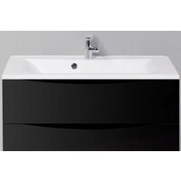 BelBagno Тумба под умывальник Marino-900-2C-SO-NL-P (nero laccato lucido)