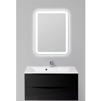  BelBagno Тумба под умывальник Marino-900-2C-SO-NL-P (nero laccato lucido) - Превью изображения №2 — Интернет-магазин Time-Shop