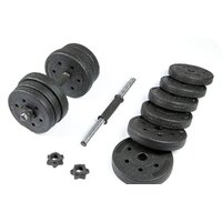 Набор гантелей с соединительным грифом  TREX Sport 6 в 1 20 кг - Превью изображения №3 — Интернет-магазин Time-Shop