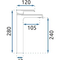 Смеситель Rea Hass B9966 (черный) - Превью изображения №4 — Интернет-магазин Time-Shop