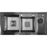 Кухонная мойка Wisent WM310048B + WW405B - Превью изображения №2 — Интернет-магазин Time-Shop