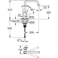 Смеситель Grohe Start 304702430 - Превью изображения №4 — Интернет-магазин Time-Shop