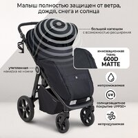 Коляска прогулочная «книга» Sweet Baby Unica (черный) - Превью изображения №4 — Интернет-магазин Time-Shop