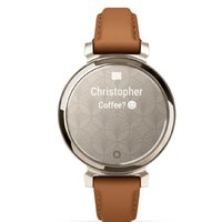 Умные часы Garmin Lily 2 Classic (кремовое золото/коричневый) - Превью изображения №4 — Интернет-магазин Time-Shop