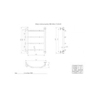 Полотенцесушитель Двин TE 50/40 60см (черный матовый) - Превью изображения №3 — Интернет-магазин Time-Shop