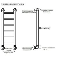 Полотенцесушитель Маргроид Вид 4 80x50 - Превью изображения №2 — Интернет-магазин Time-Shop