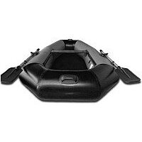 Гребная лодка Vivax К220 с ковриком-сланью (без киля, серый/черный) - Превью изображения №2 — Интернет-магазин Time-Shop