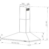 Кухонная вытяжка MAUNFELD Cork 60 (черный) - Превью изображения №4 — Интернет-магазин Time-Shop