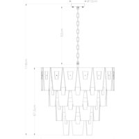 Подвесная люстра Arte Lamp Sophia A4066LM-11PB - Превью изображения №5 — Интернет-магазин Time-Shop