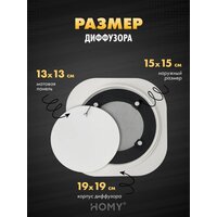 Вентиляционная решетка HOMY AIR Lite круглый AL100W d150 (белая) - Превью изображения №3 — Интернет-магазин Time-Shop