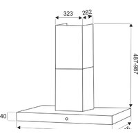Кухонная вытяжка Exiteq EX-1096 (нержавеющая сталь) - Превью изображения №4 — Интернет-магазин Time-Shop