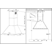 Кухонная вытяжка Korting KHC 6648 RN - Превью изображения №2 — Интернет-магазин Time-Shop