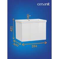  Cersanit Тумба под умывальник Colour 60 64258 - Превью изображения №8 — Интернет-магазин Time-Shop