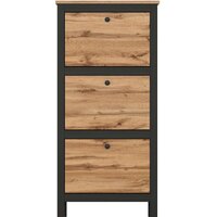 Black Red White Loft SFB3B/50 (дуб вотан/черный матовый)