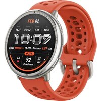 Умные часы Amazfit Active 2 Premium (серебристый, с черным кожаным ремешком) - Превью изображения №5 — Интернет-магазин Time-Shop