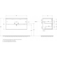  BelBagno Тумба под умывальник MARINO-CER-N-1000-2C-SO-NL-P - Превью изображения №3 — Интернет-магазин Time-Shop