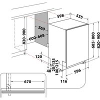 Встраиваемая посудомоечная машина Whirlpool WIS 7020 PEF - Превью изображения №10 — Интернет-магазин Time-Shop